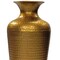 Decorative Modern Gold Metal Hammered Floor Vase - Elegant 23-Inch-Tall Trumpet Shape for Entryway, Living Room, or Dining Room Perfect for Home Decor, Interior Design, Flower Arrangement Display